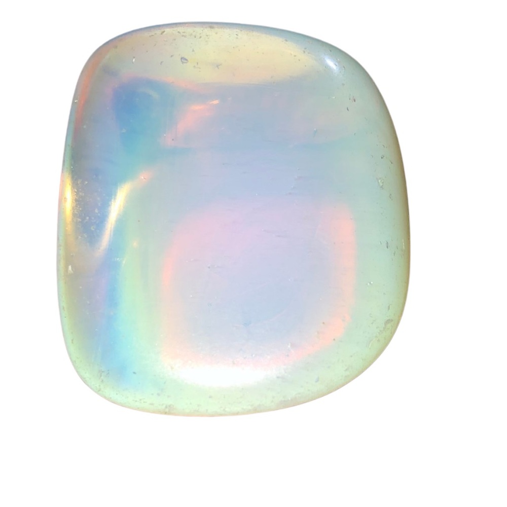 Opalite Crystal Set β Tumbled Palm Stone & Point β 28g Total - Picture 8 of 10
